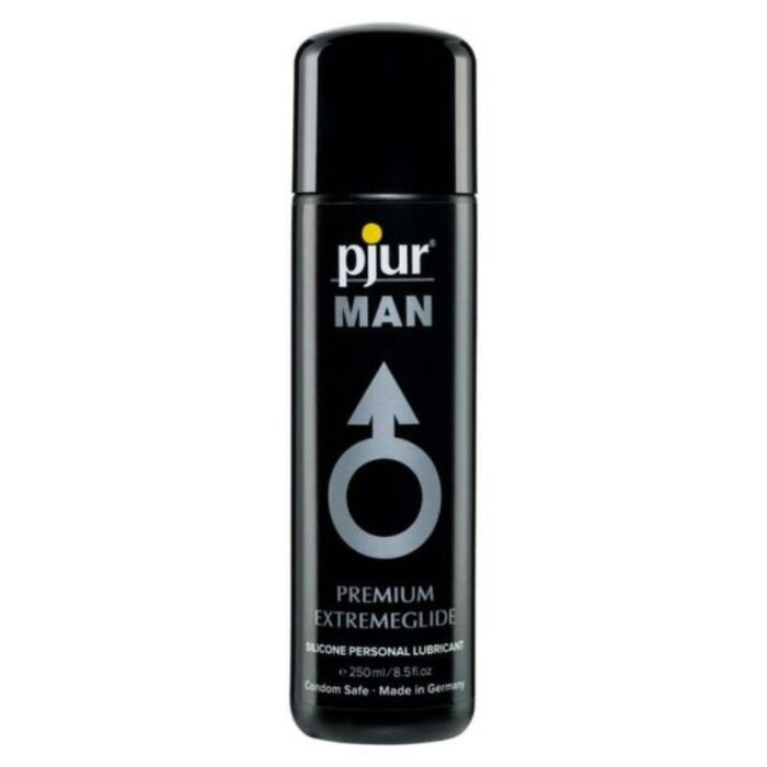 Pjur Man Premium Lubrificante 250 ml - Base de Silicone e Longa Duração