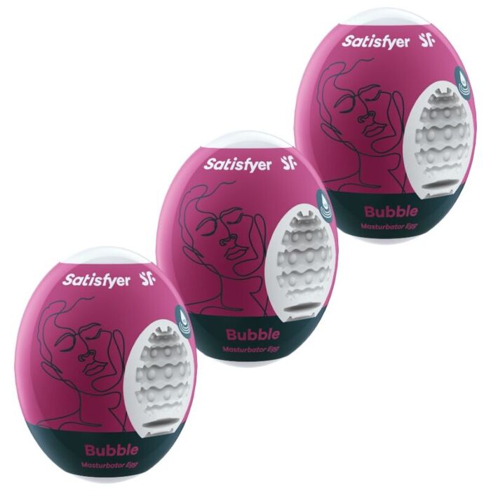 Satisfyer - 3 ovos masturbadores Bubble