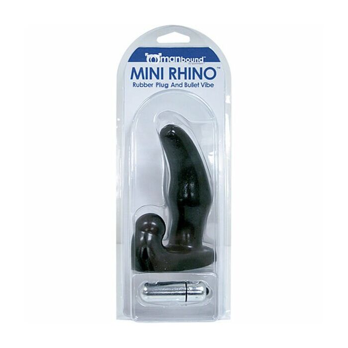 Mini Rhino Rubber plugue anal ManBound 16,5 centímetros
