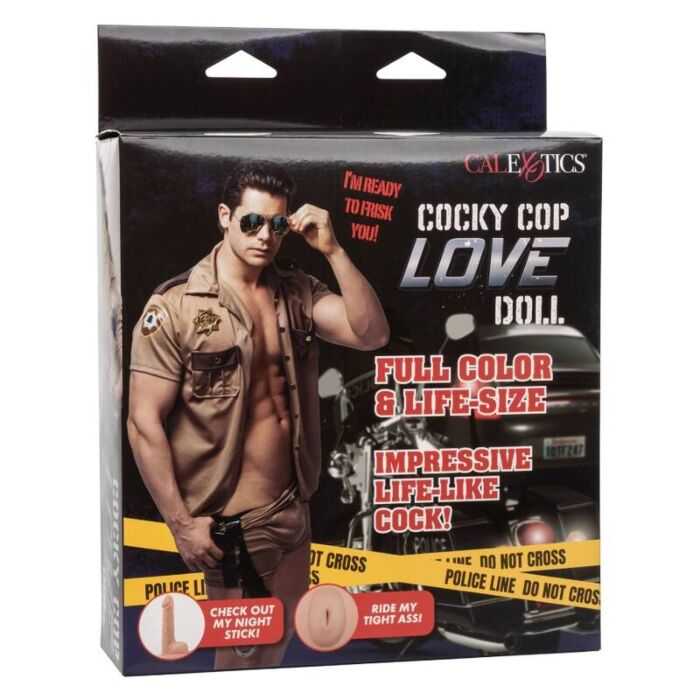 Boneca sexual masculina Cocky Cop Love Doll - California Exotics - Qualidade e intensidade em suas fantasias