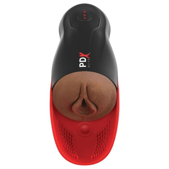 PDX Elite Fuck-O-Matic 2 - Masturbador masculino com sucção e vibração