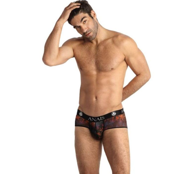 Anais Men - Chill Boxer Brief S - Cueca Esportiva - Preto com Estampa - Tamanhos S a 3XL