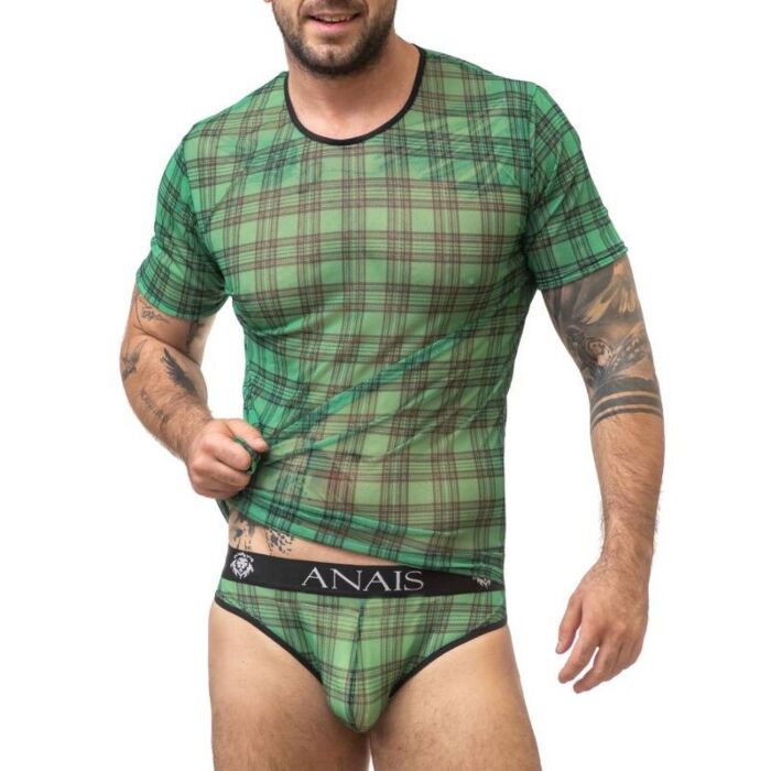Anais Men - Magic Camiseta M | Lycra Suave com Estampa de Xadrez