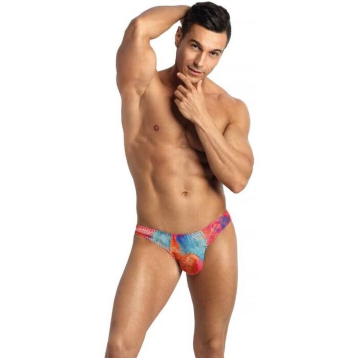 Anais men - Tanga Falcon S - Lycra macia com estampa de bananas