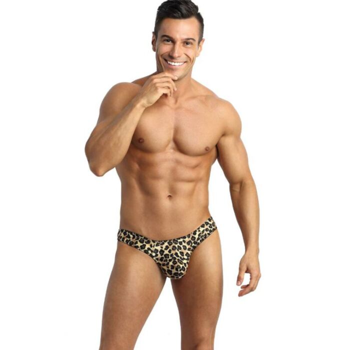 Anais Men Mercury Tanga M - Lycra com Estampa Animal