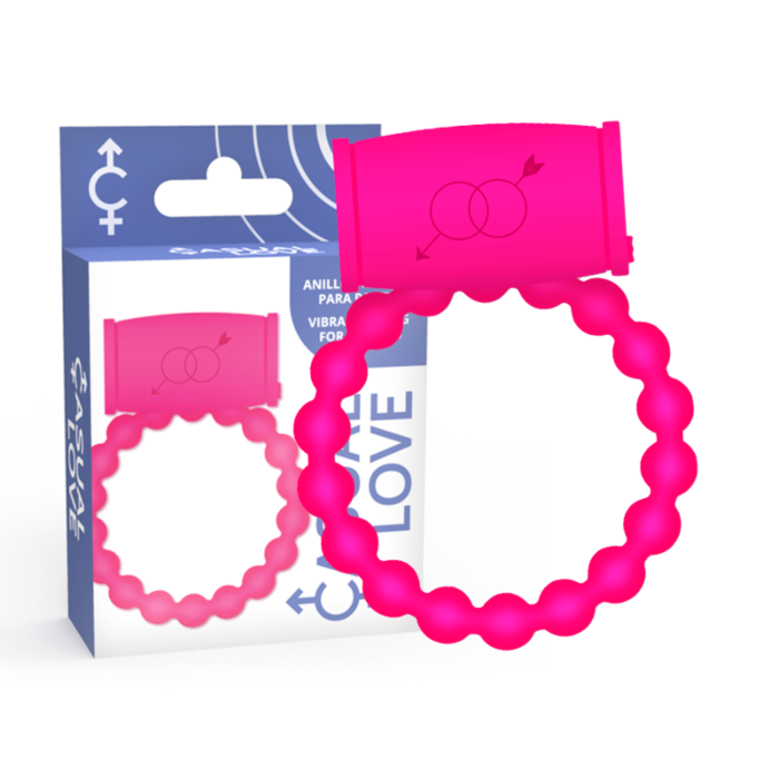 Amor Casual - Anel Vibratório Rosa - Silicone Premium