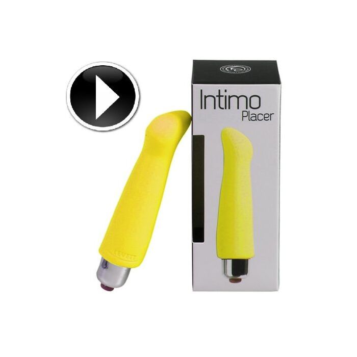 Mini vibrador amarelo prazer íntimo