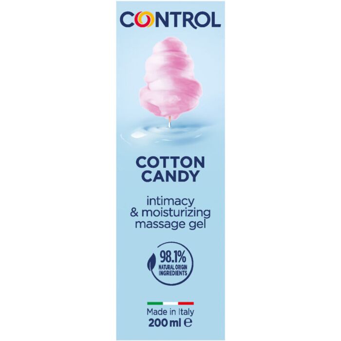 Controle - Gel de Massagem 3 em 1 Algodão Doce 200 ml