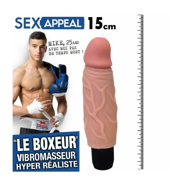 sex appeal 15 centímetros vibrador realistico boxer
