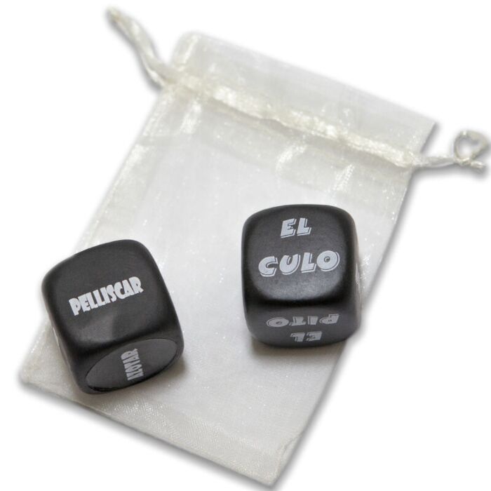 Diabo Picante - Conjunto de Jogo com Dado Sado + Dado Corpo