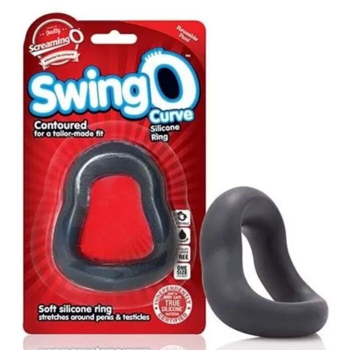 Anel Screaming O SwingO Curved cinza - Sex Shop - 60 caracteres