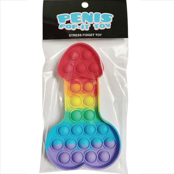 Brinquedo Anti-stress Penis Pop-It Multicolorido - Kheper Games