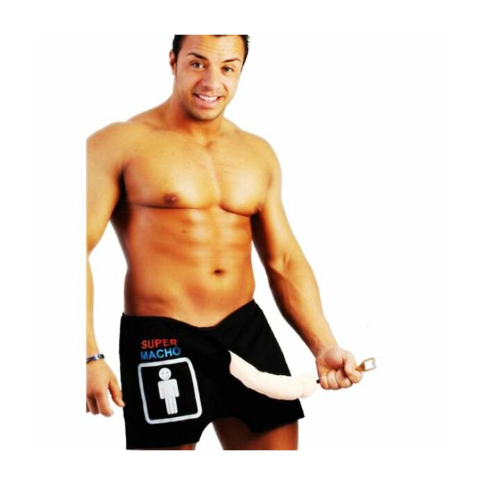 Pito boxer abridor de garrafa avental