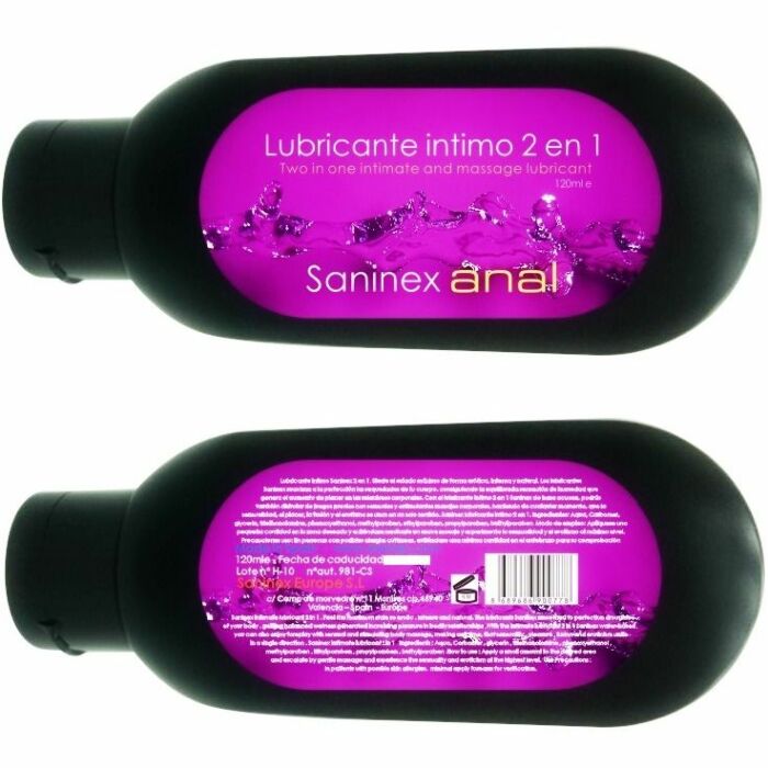 Anal Saninex lubrificante 120 ml