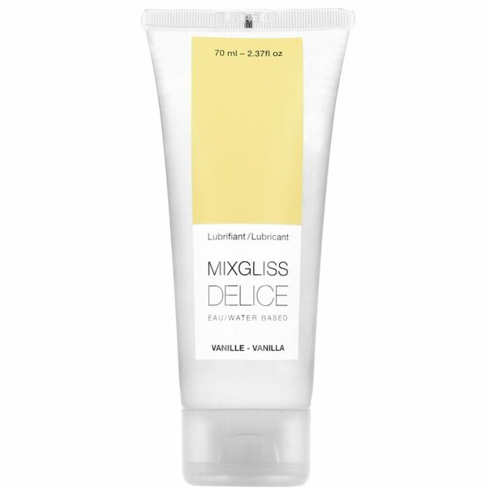 aroma de baunilha com base lubrificante 70 ml de água Mixgliss