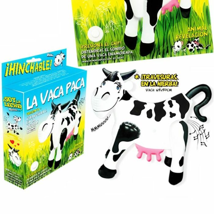 vaca inflável com som
