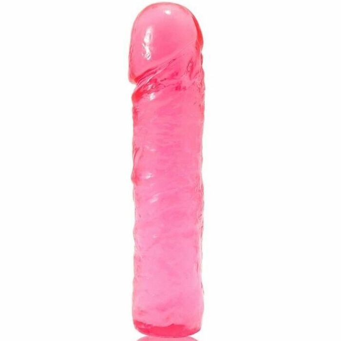 Super realista rosa 16,3 centímetros dildo emoção