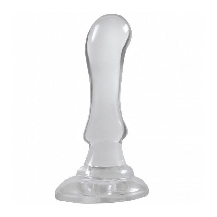 Fusão transparente plugue anal glamour 12,7 cm