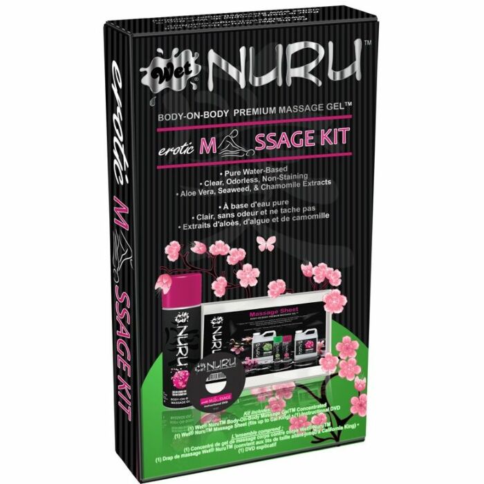 Nuru concentrated kit masaje ertico con dvd