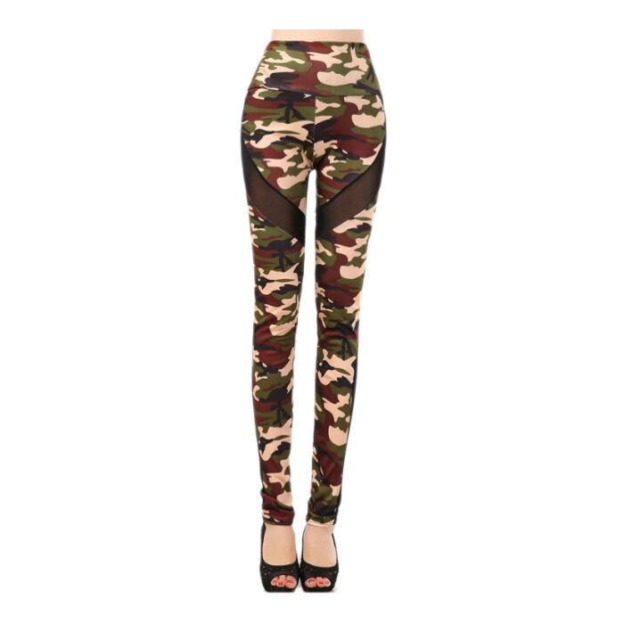 Rainha legging lingerie camuflagem