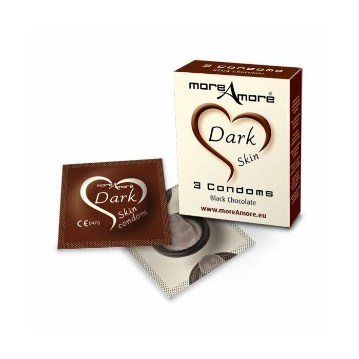 MoreAmore preservativos de chocolate 3 pcs