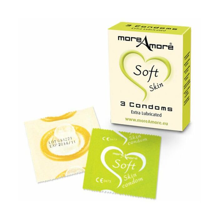 MoreAmore preservativos suaves 3 pcs