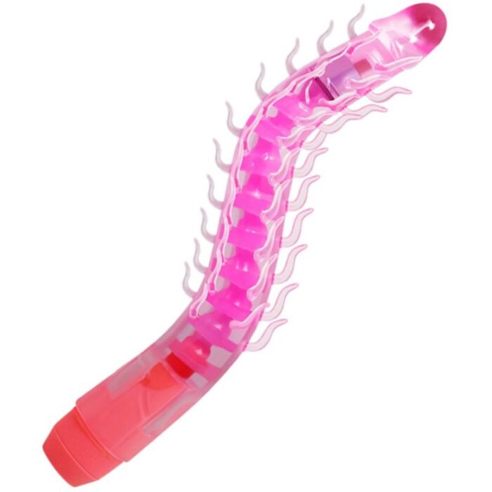 Dildo flexível vibrador 23,5 cm - Estimulação intensa e realista