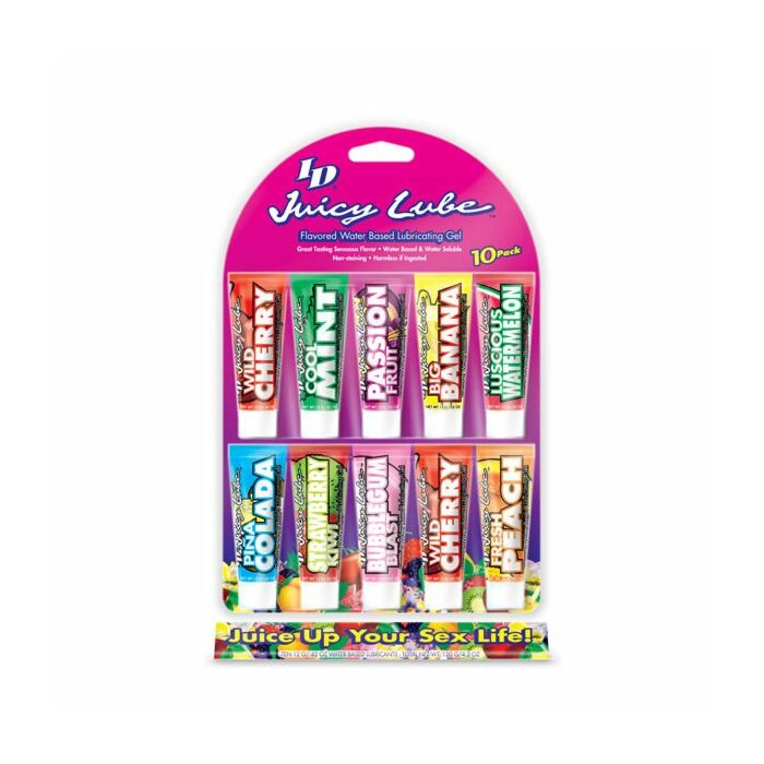 lubrificantes ID do pacote de 10 sabores