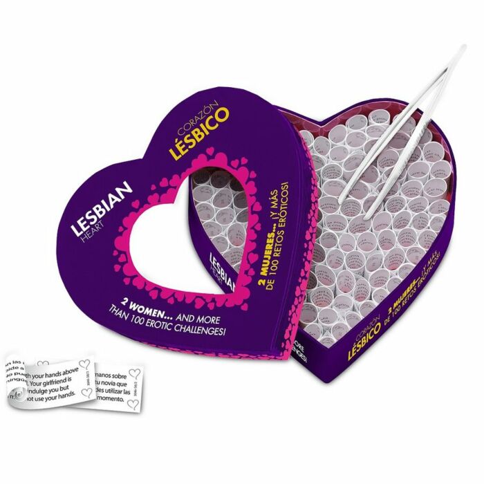 Tease & favor Lésbico jogo coração