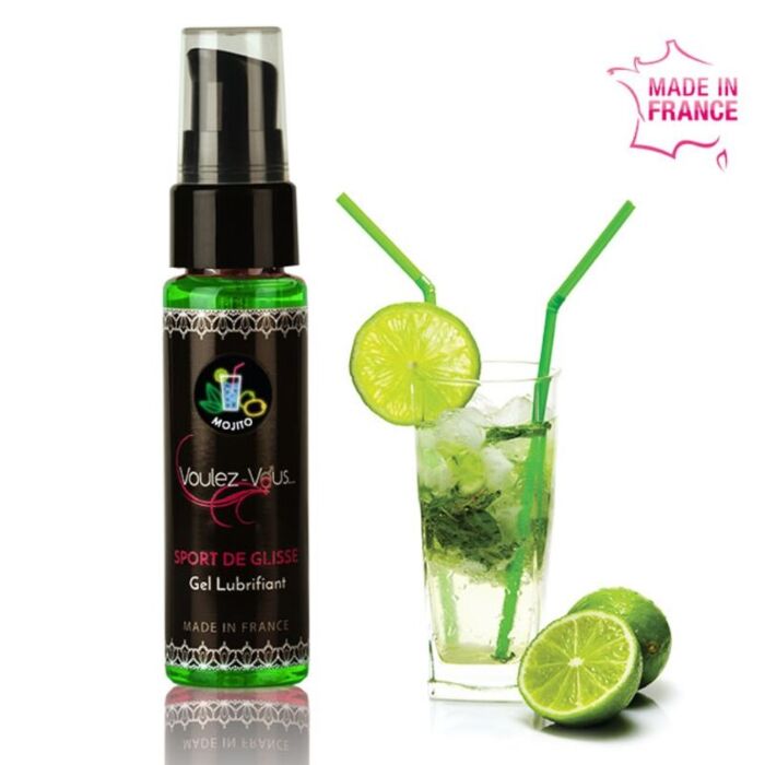 Gel lubrificante à base de água mojito - 35 ml | Voulez-vous