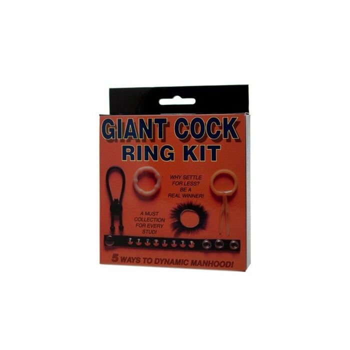 Kit de 5 strangler Penis Rings