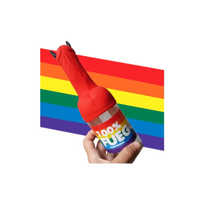 1 Garrafa orgulho LGTBIQ+ Tetina Pênis | Fogo Festa 100%
