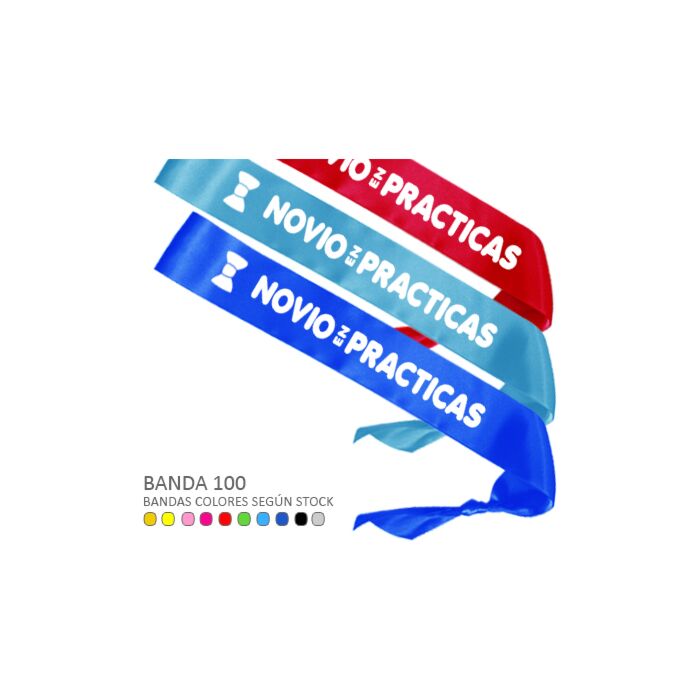 Descubra a Banda Honorífica Novio em Treinamento (Banda 100)! - Compre Online - Envio Discreto.