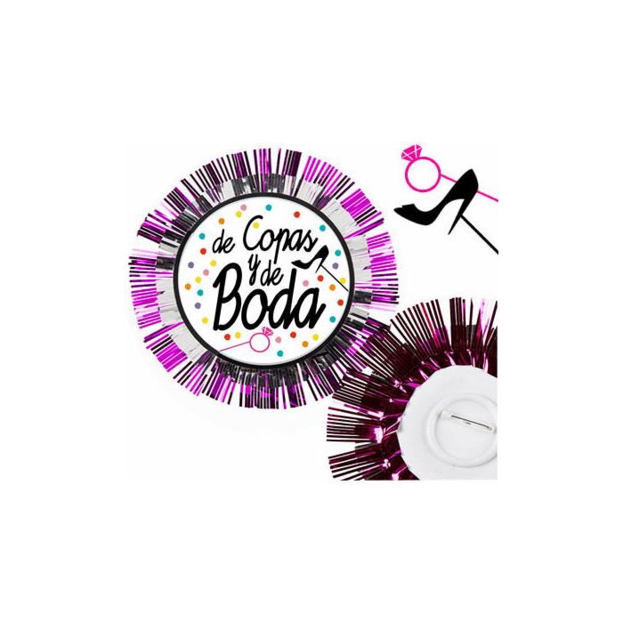 6 Cocares Chiques de Copas e Casamento 14cm | Acessórios Sensuais - Entrega Discreta