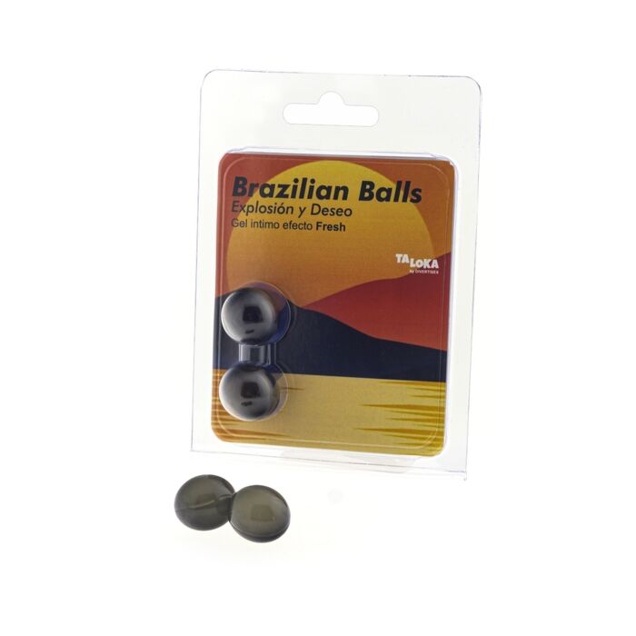 Explosão de Aromas de Bolas Brasileiras Gel Excitante Efeito Fresh - Massagem e Prazer intensos