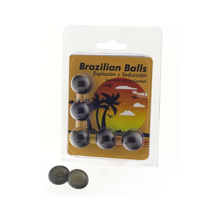 5 Bolas Explosão de Aromas Gel Excitante Efeito Conforto - Descubra o Prazer!