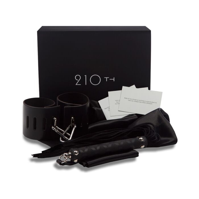 Caixa erótica 210th - Set BDSM de luxo: 50 tons para explorar e desfrutar.