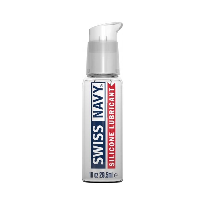Lubrificante de silicone Swiss Navy - Fórmula premium aveludada e duradoura - 30 ml.