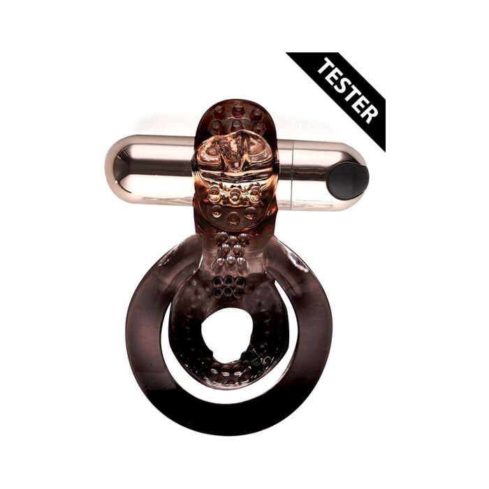 Potenciador de ereção vibrante recarregável Jayden - ouro rosa - testador