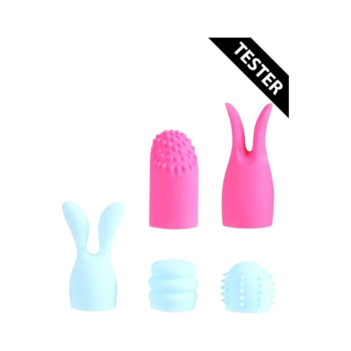 Quinn Rosa Tester 5 Peças 100% Silicone - Produto Erótico SEO