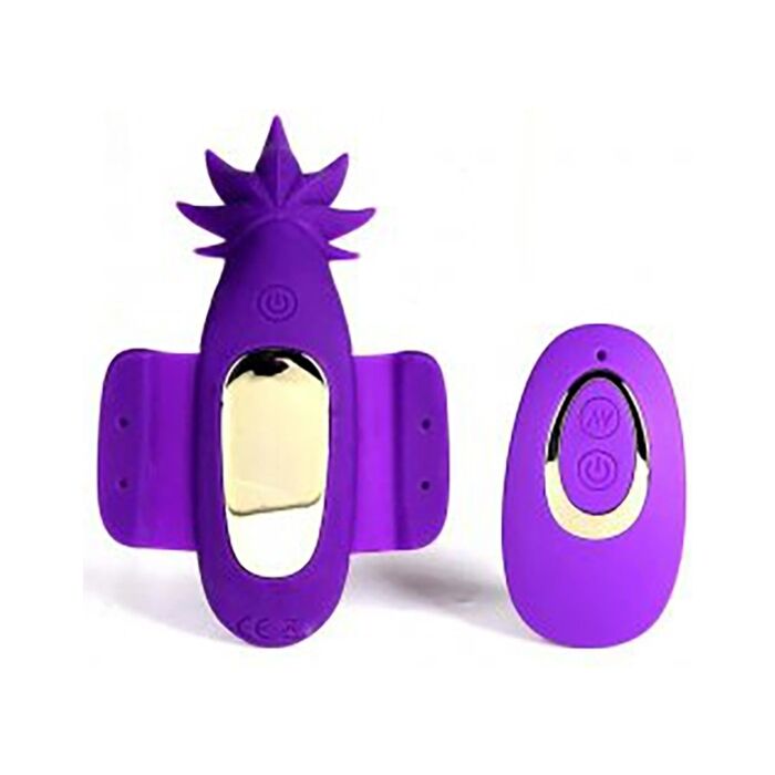 Ovo vibratório Sativa com controlo remoto para cueca - Roxo.