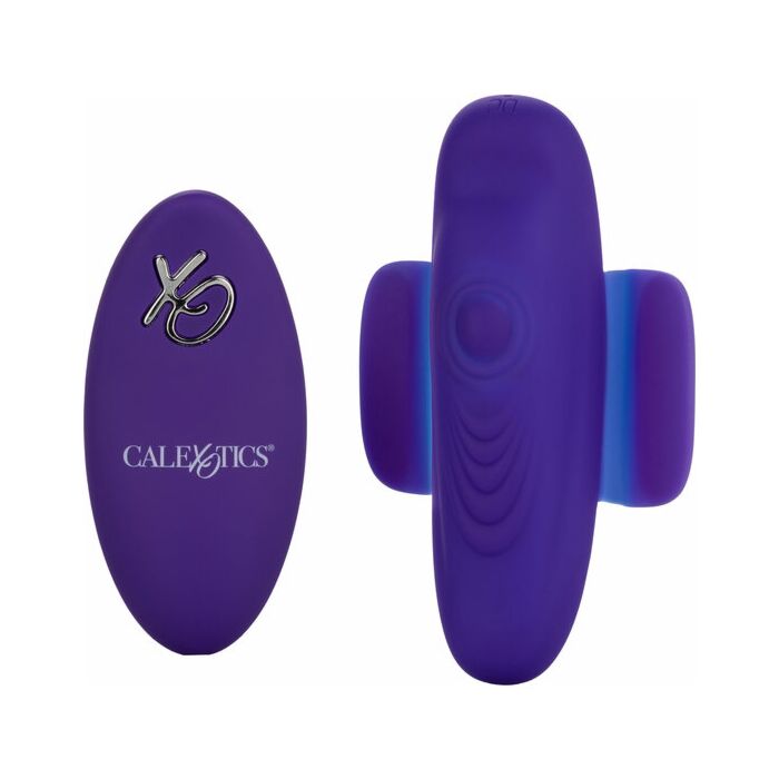 Bala para calcinha com controle remoto - estimulação sensual em roxo 12 funções de vibração