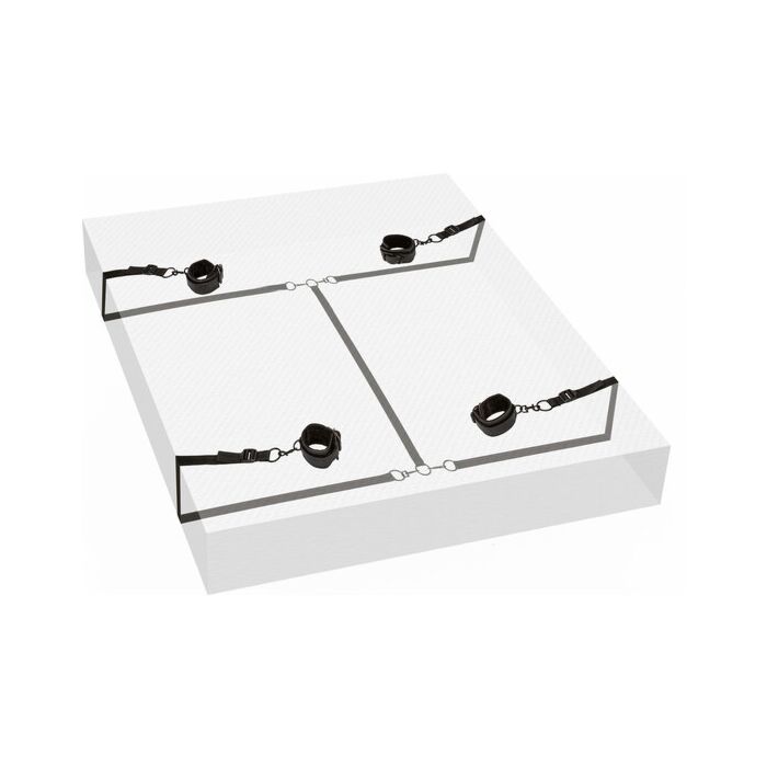 Amarras para a cama - Boundless Bed Restraint - Preto | Brinquedos Sexuais BDSM - Envio Discreto
