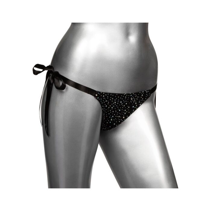 Calcinha Radiance Side Tie com Lazo Lateral e Brilhantes - Sexo e Jogos Eróticos