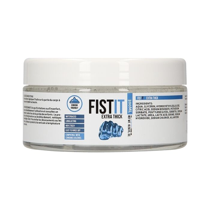 Lubrificante Fist It Extra Thick 300ml - Adequado para preservativos - Lubrificante à base de água
