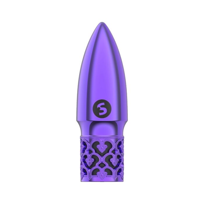 Vibrador recarregável GLITTER roxo - Produto erótico de alta qualidade e design único