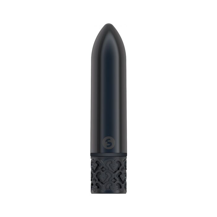 Vibrador Bala Recarregável Glamour - Bronze - Abs - Gunmetal - Sexo - Elegante