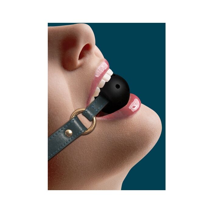 Mordaça de bola Ouch Halo - Verde | Jogo erótico BDSM de luxo