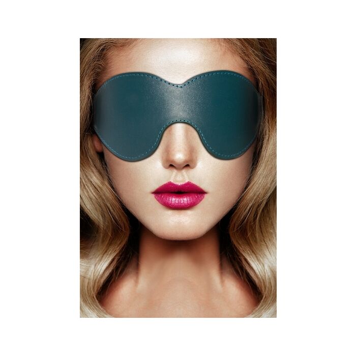 Antifaz Ouch Halo Verde - Acessório de Luxo BDSM