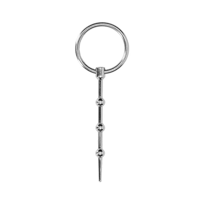 Sonda uretral - Metal resistente - Três bolas - Prazer garantido